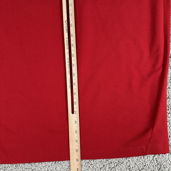 Nebraska Cornhuskers Shirt Mens Medium Red NCAA Football Adidas Performance - Picture 8 of 10